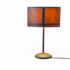 Timber Veneer Elipse Table Lamp