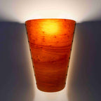 Timber Veneer Half Cone Wall Lights