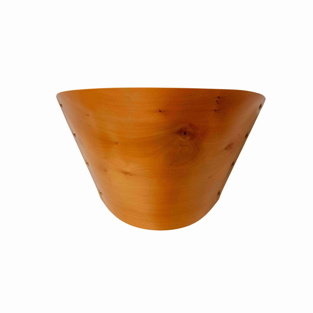 Timber Veneer Barc Wall Light