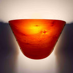 Timber Veneer Barc Wall Light