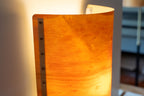Timber Veneer Half Drum Wall Lights