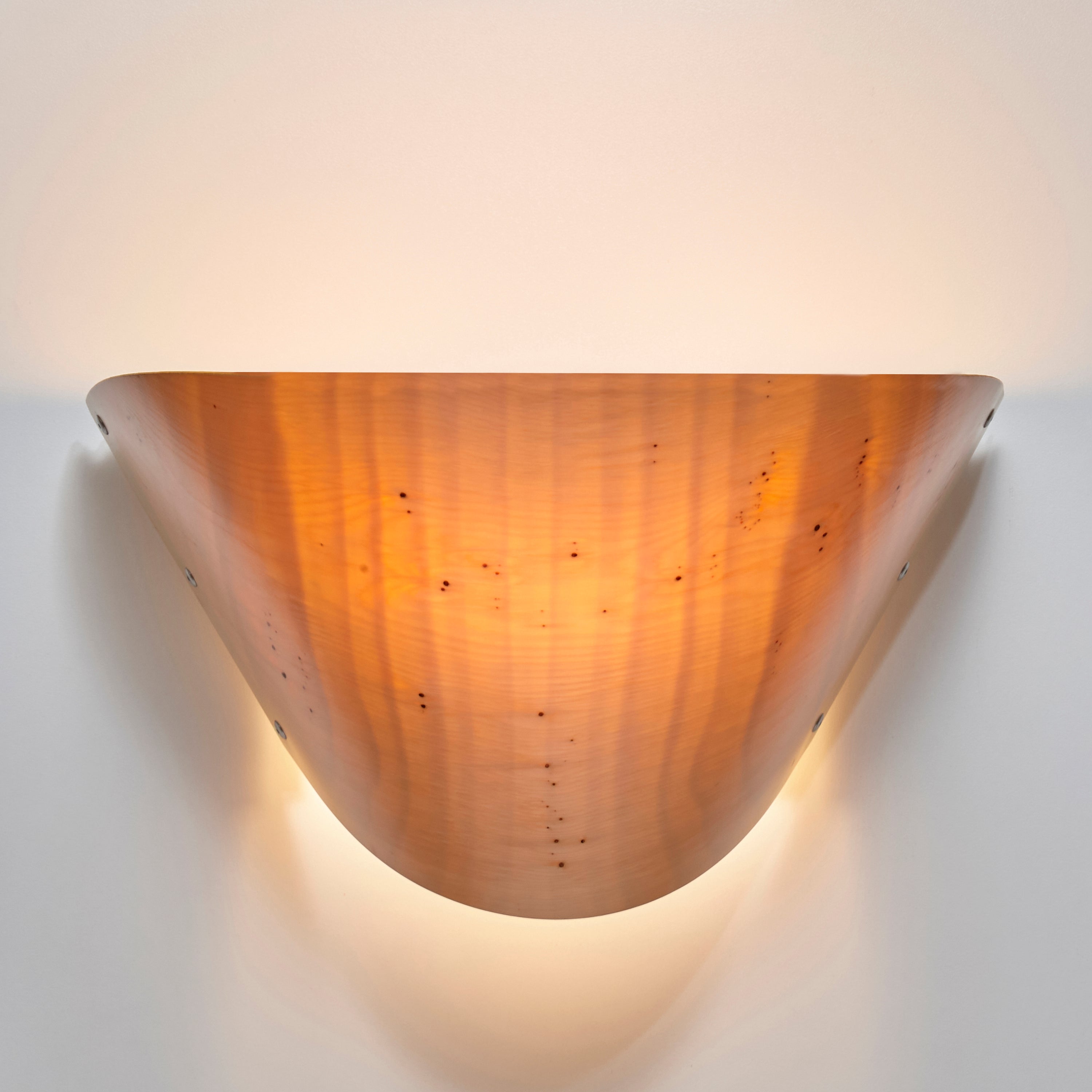 Timber Veneer Barc Wall Light