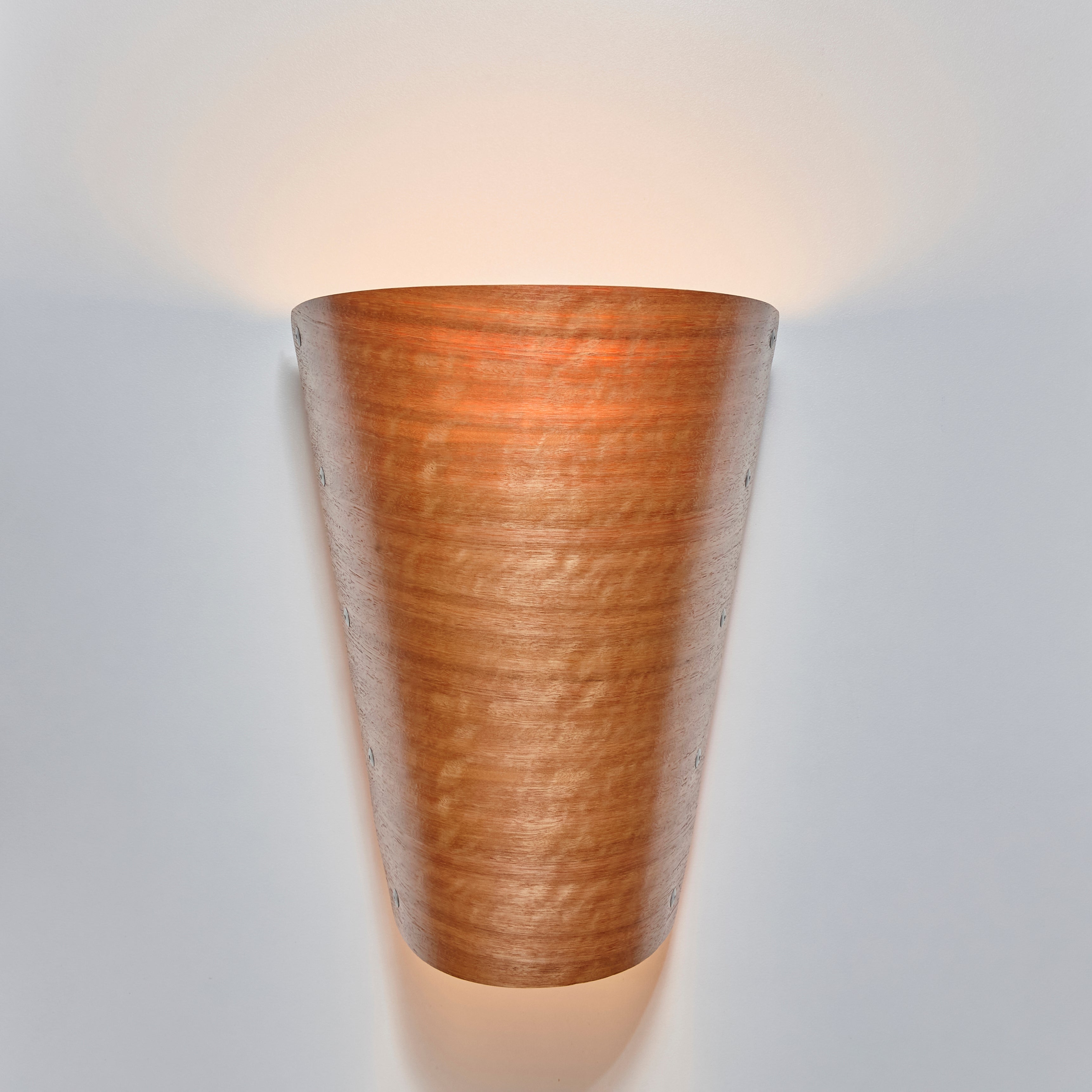 Timber Veneer Half Cone Wall Lights