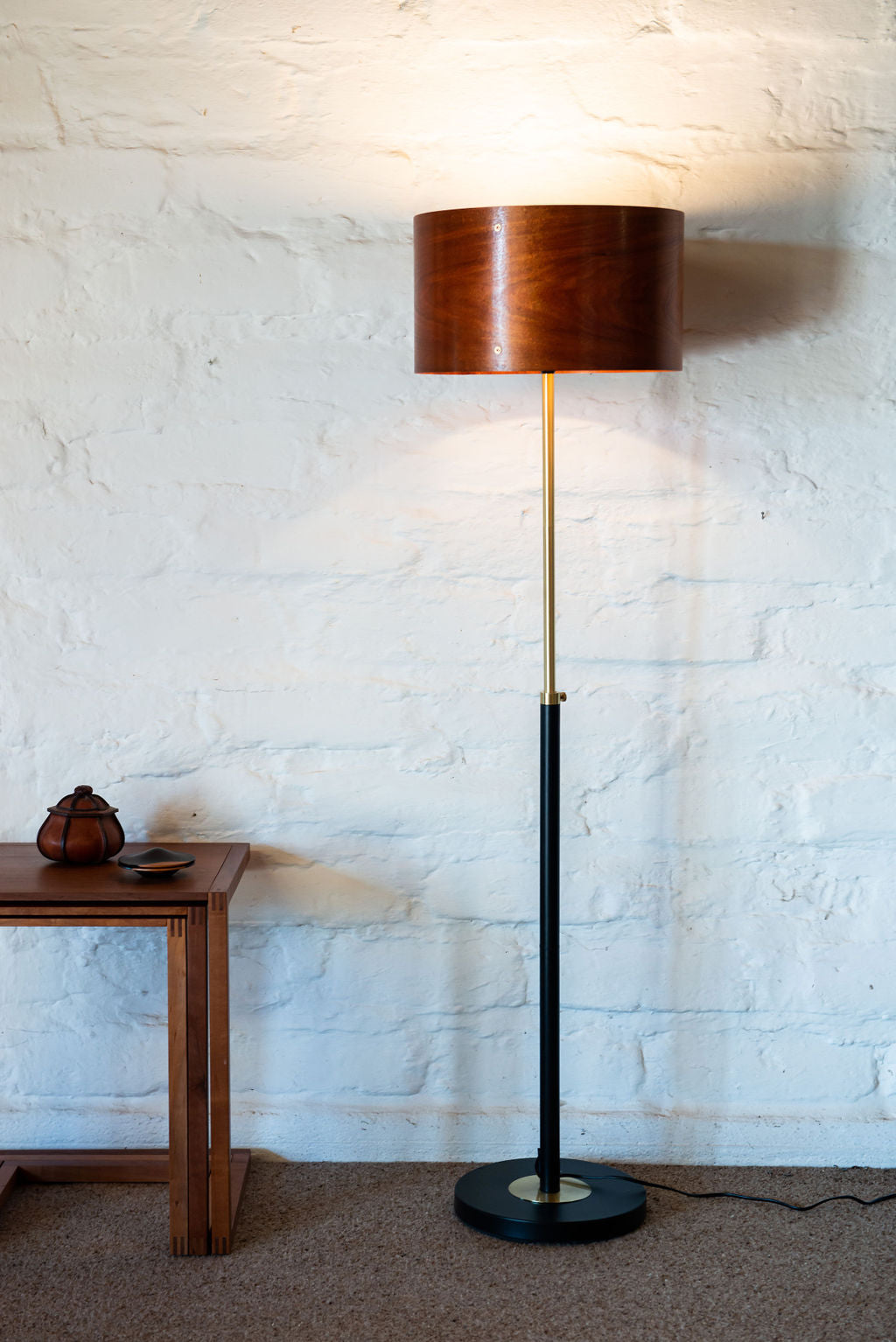 Timber Veneer Floor Lamp