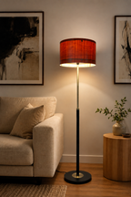 Timber Veneer Floor Lamp