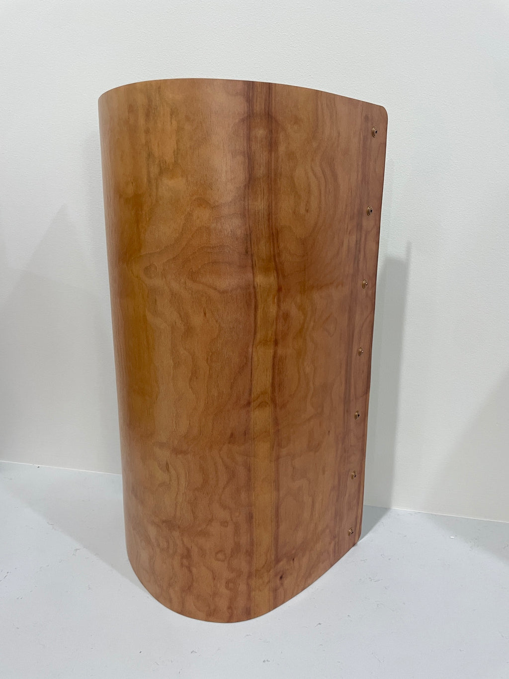 Timber Veneer Half Drum Wall Lights