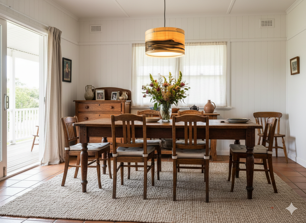 Timber Veneer Pendant Lights