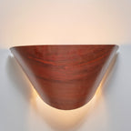 Timber Veneer Barc Wall Light