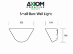 Timber Veneer Barc Wall Light